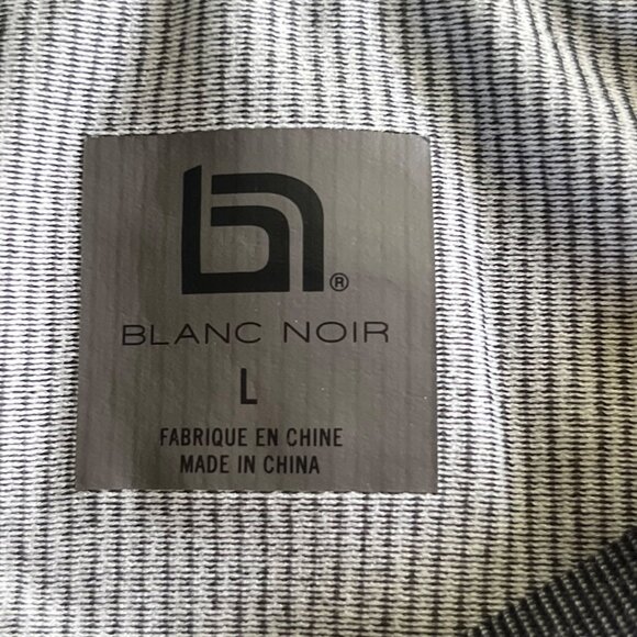 Blanc Noir Seamless Energy Nylon Blend Long Sleeve Shirt Size L - Picture 4 of 7
